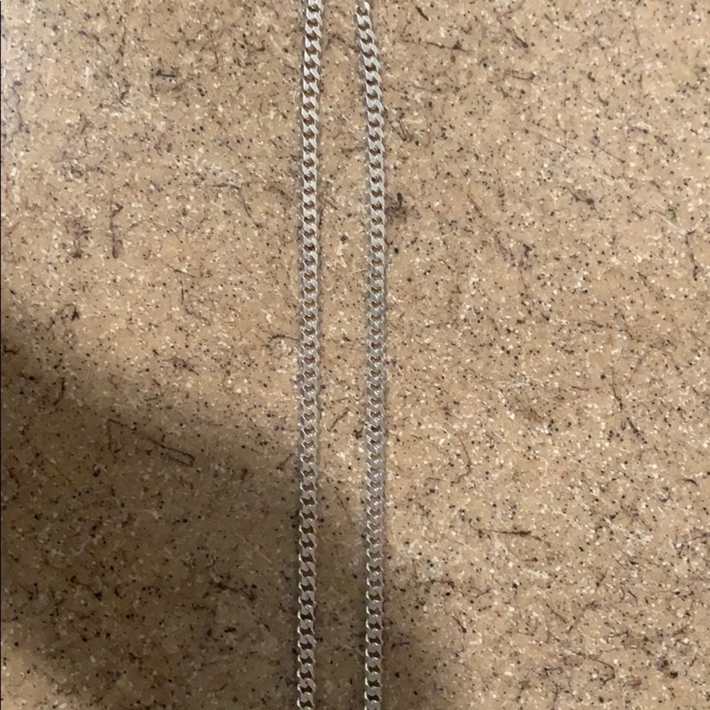 Solid Sterling Silver Cuban Link Chain—-20 inches